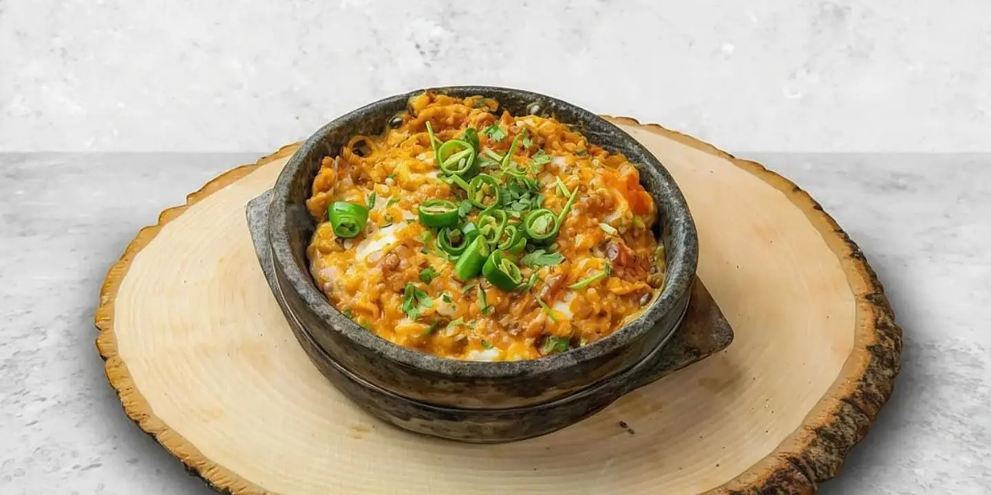 Beans With Egg And Cheese Plate