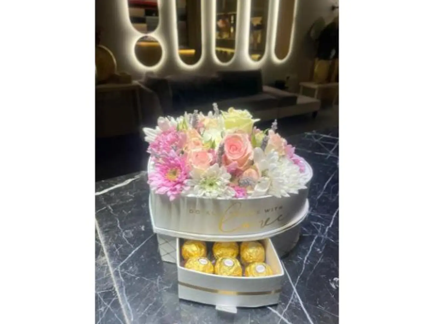 Luxury Roses And Chocolate Bouquet