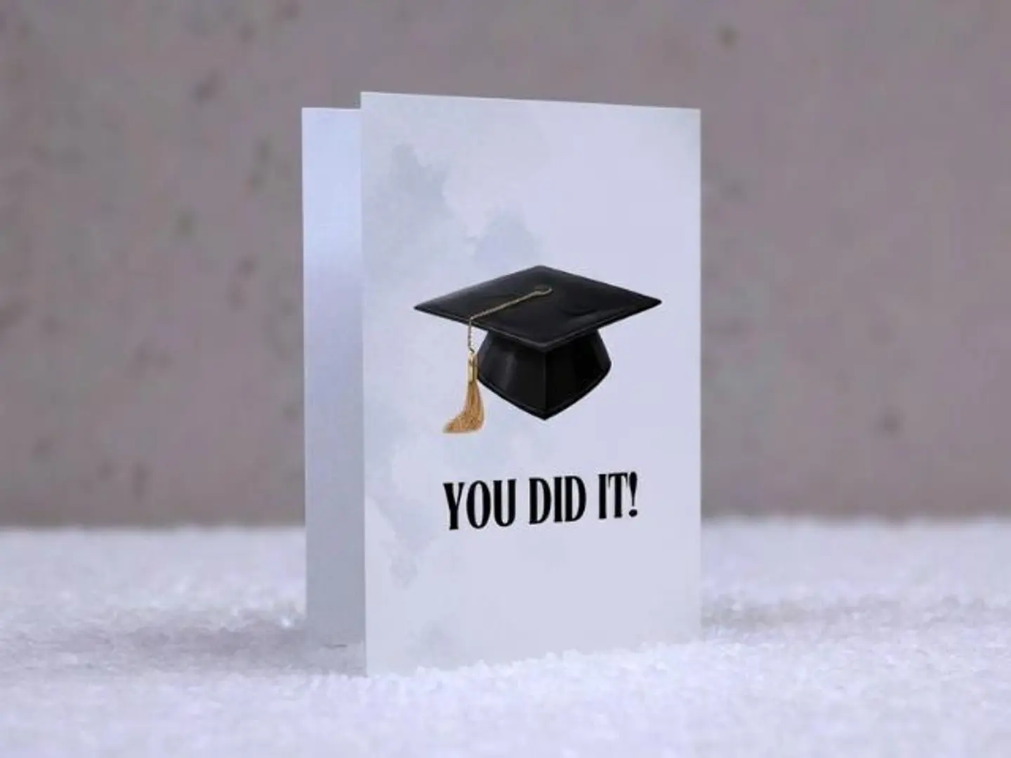 Graduation Cap You Did It Card