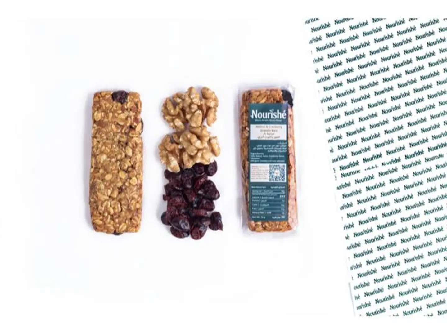 Walnut And Cranberry Granola Bar