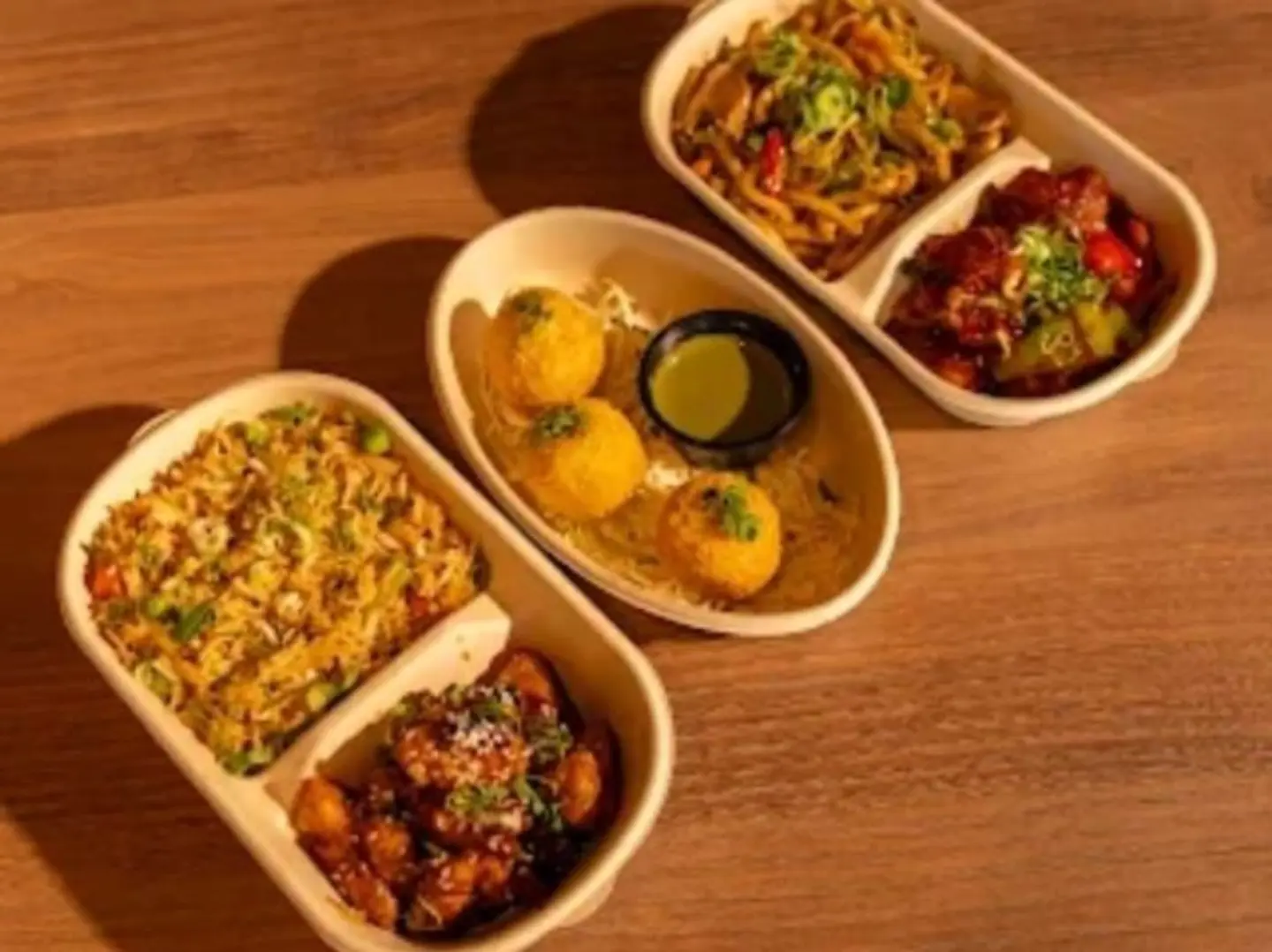 كومبو مشاركة جمبري حار ودجاج الجنرال تساو