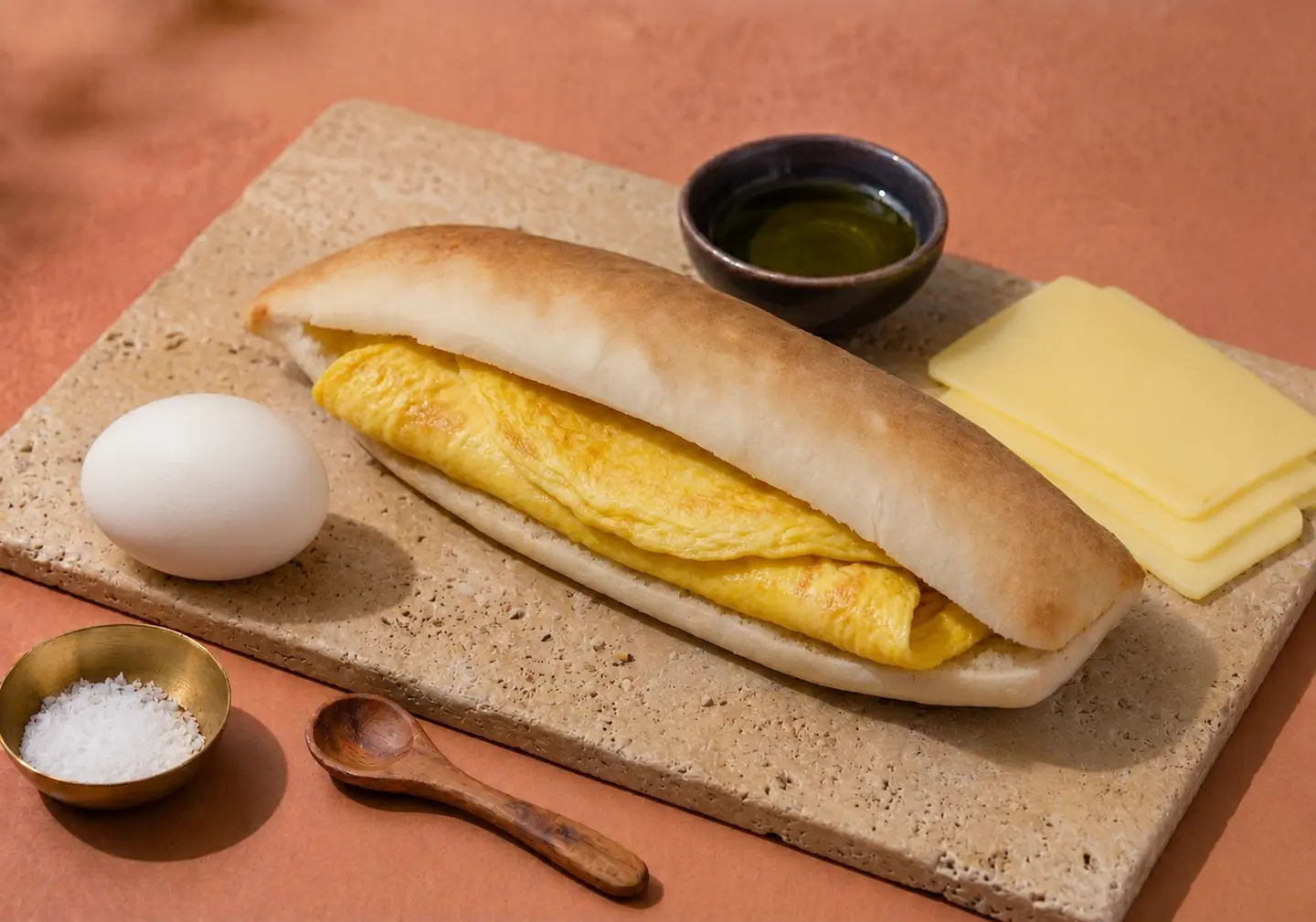 Omelette Egg Sandwich
