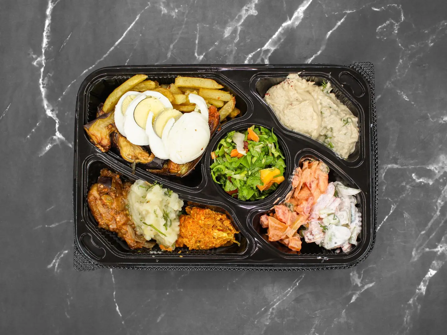 صحن مشكل صغير