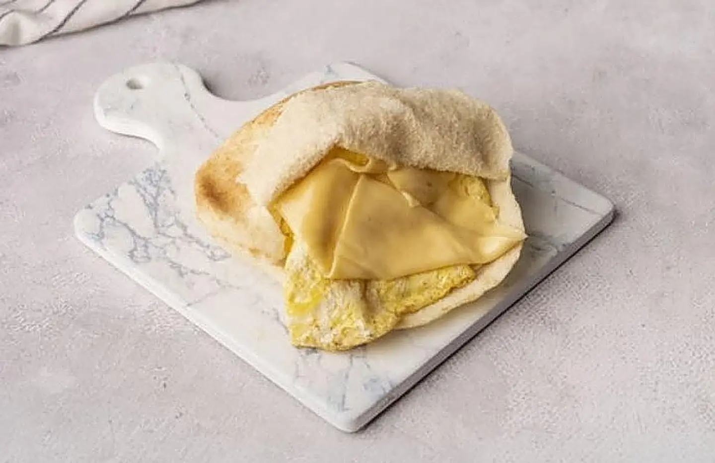 Full Mixed Egg And Cheese Sandwich