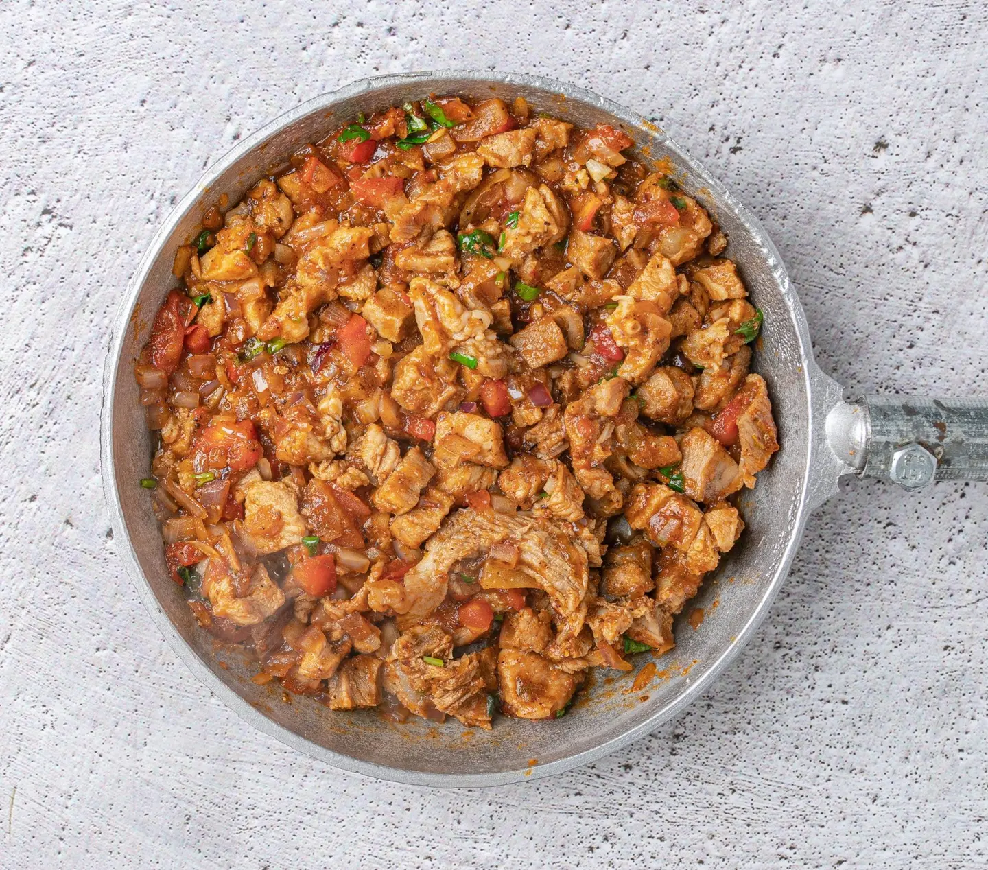 لحم مقلقل بالحمص