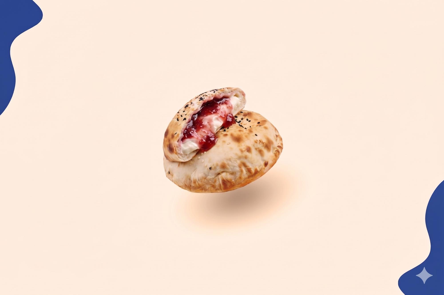 فطيرة مربى جبن