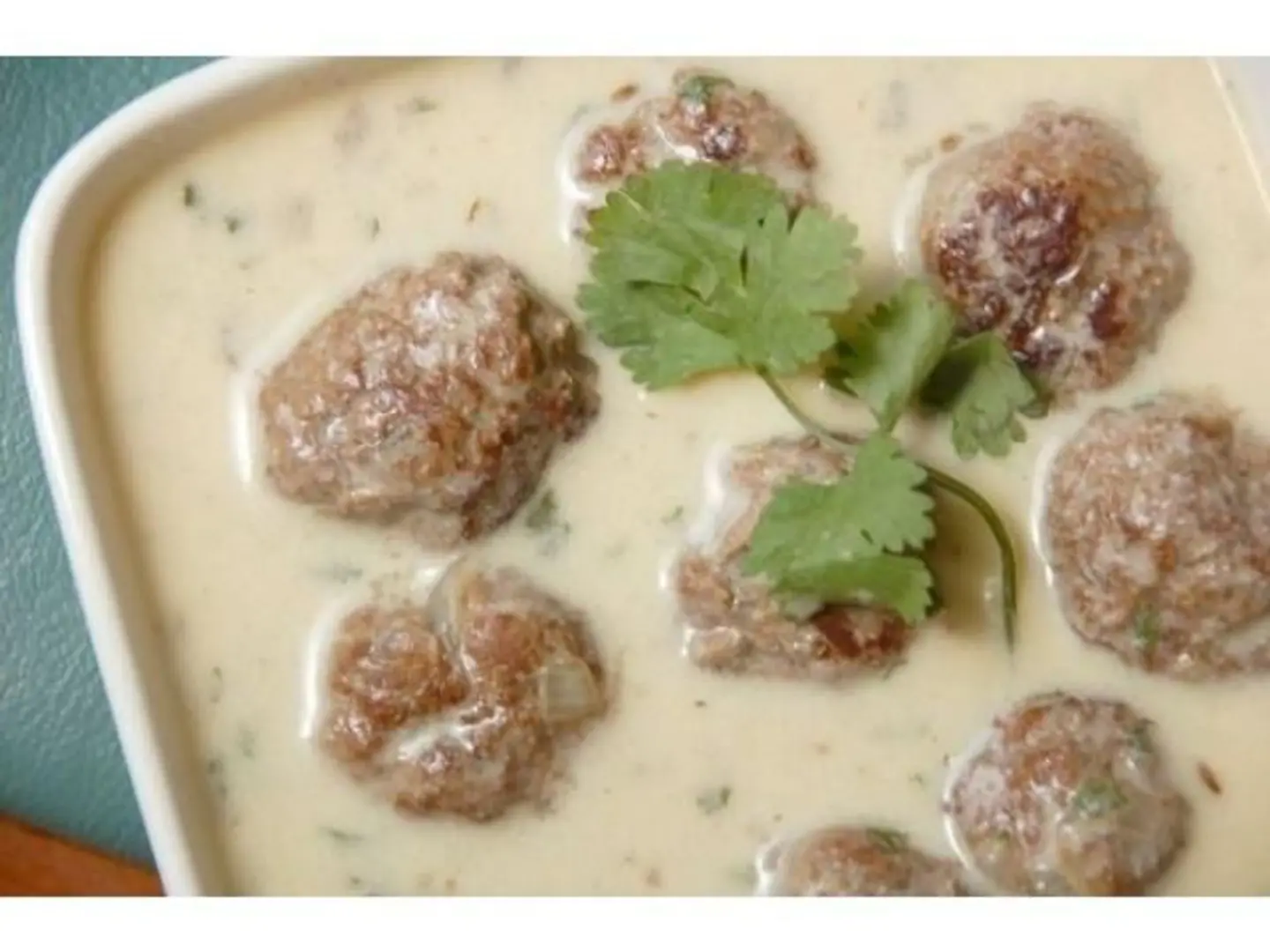 كفتة باللبنة