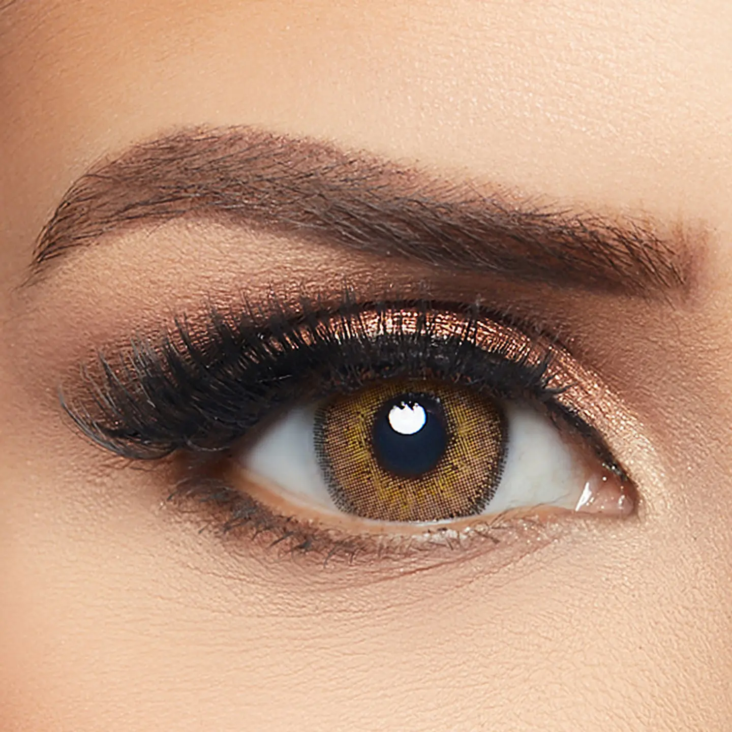 Hazel Brown Colored Contact Lenses By Layala  Pack Of 2