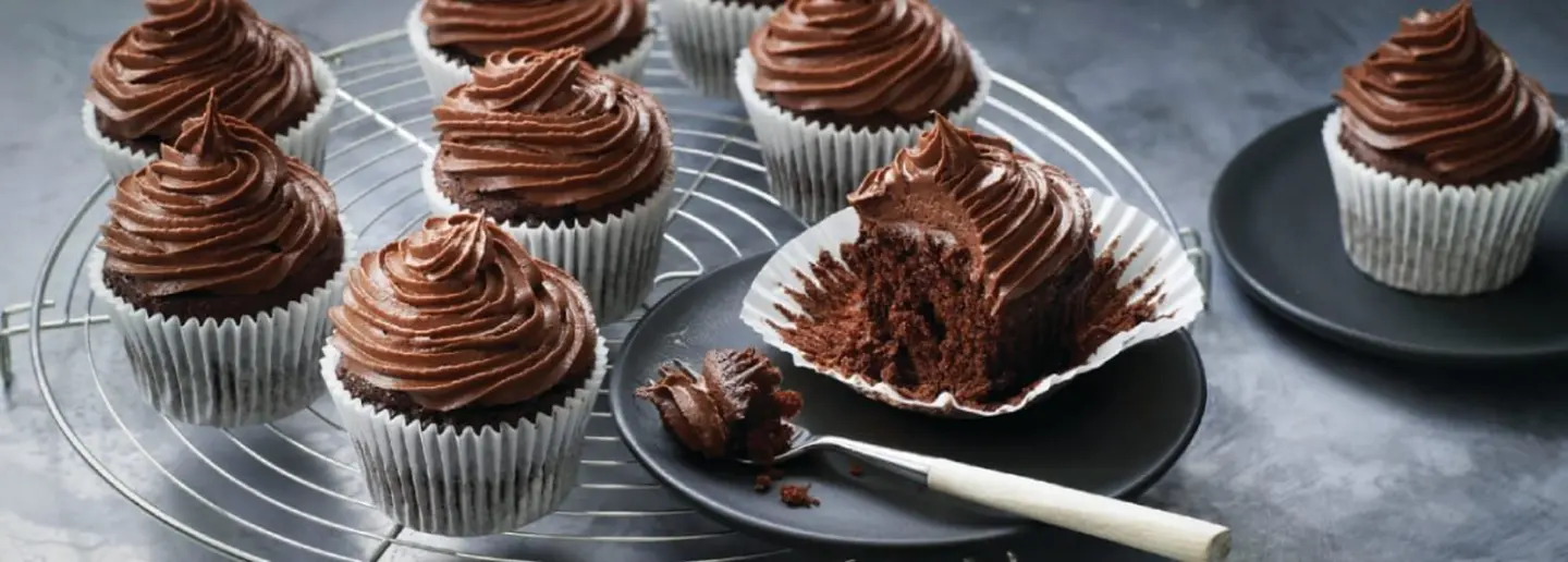 كب كيك شوكولاتة