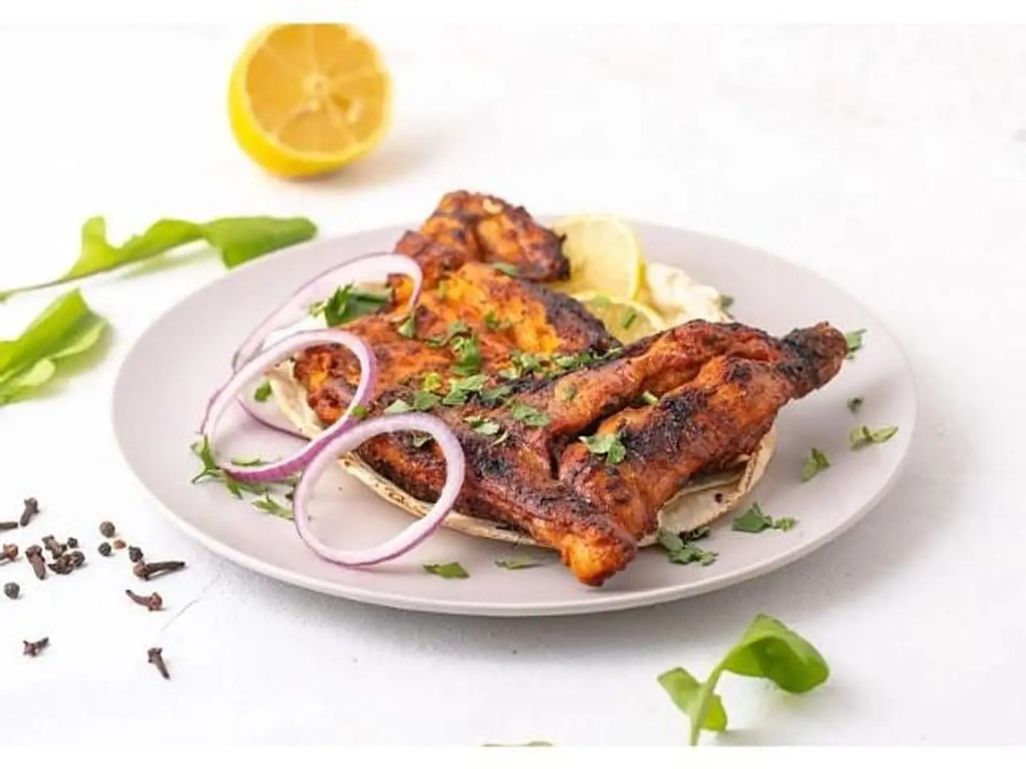 Half Charcoal Chicken Plain