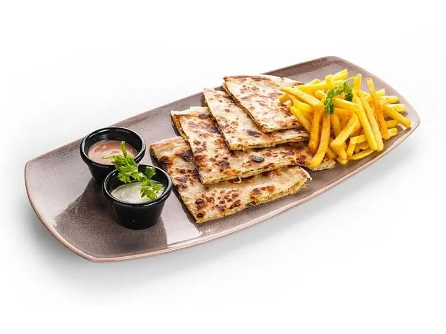 Chicken With Mushroom Quesadilla