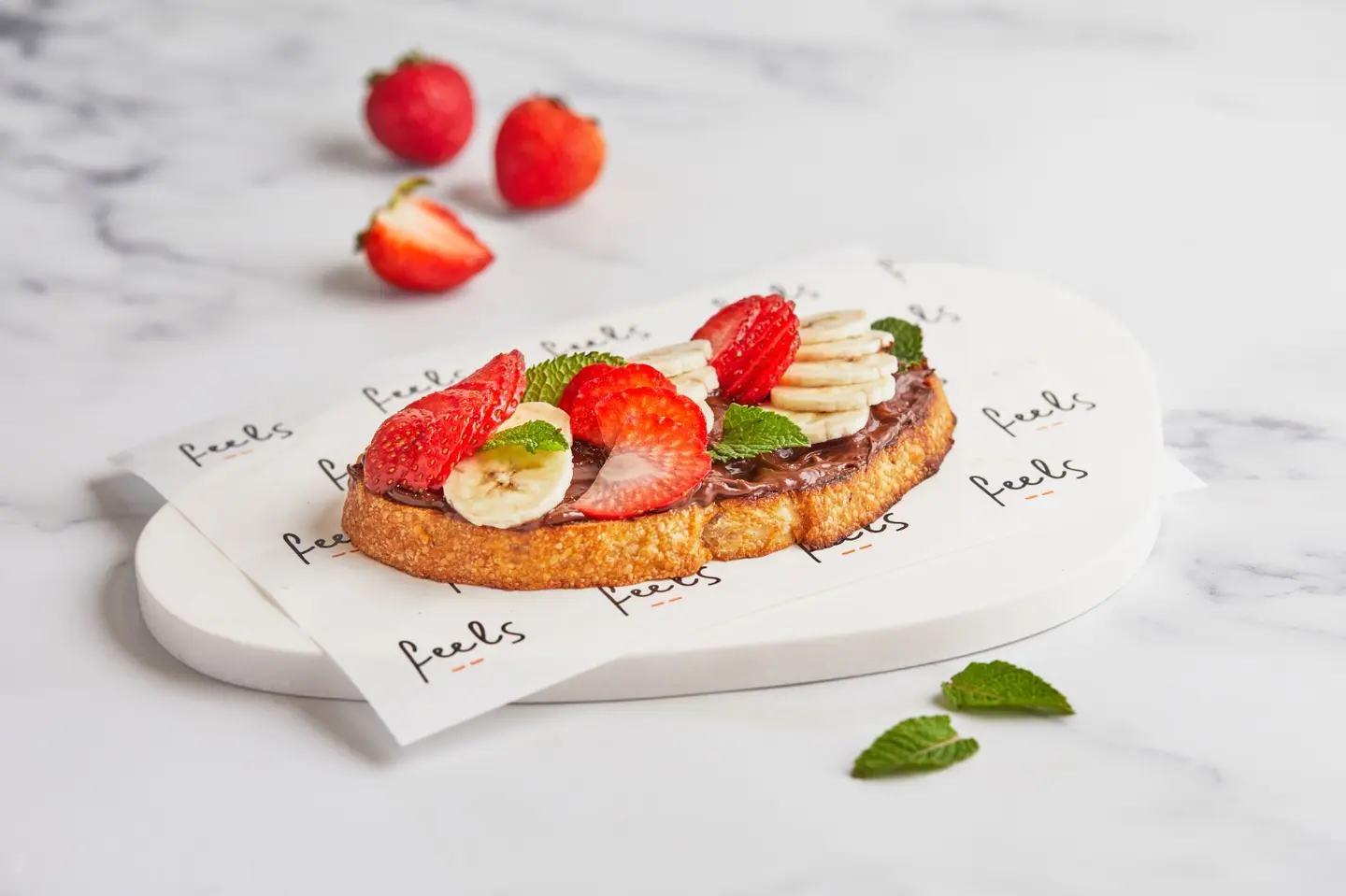 Vegan Nutella Toast