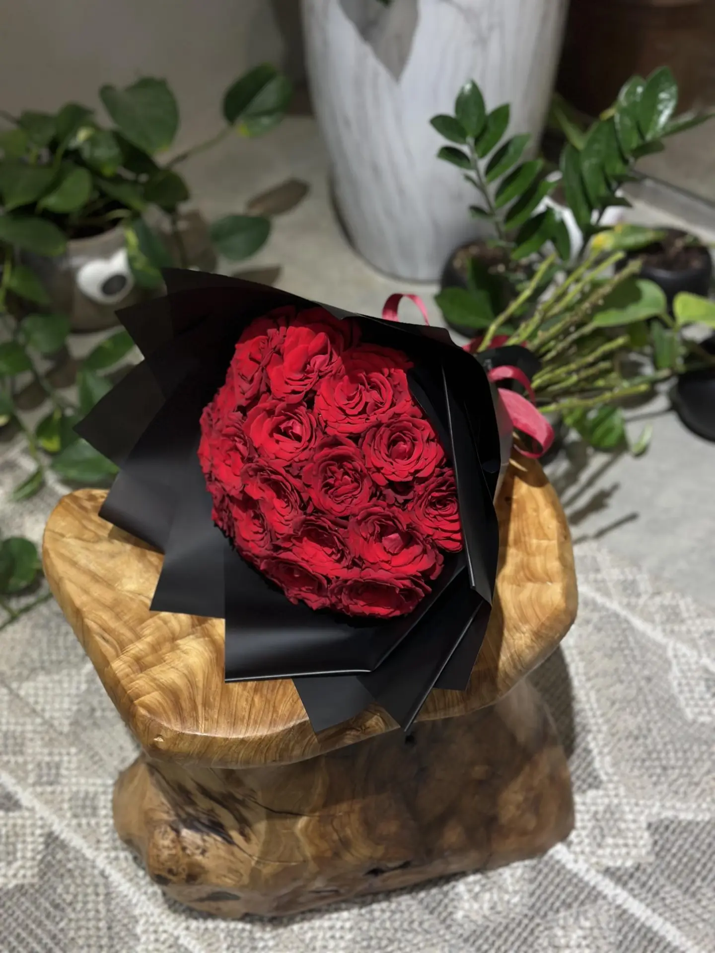 بوكية ورد احمر A