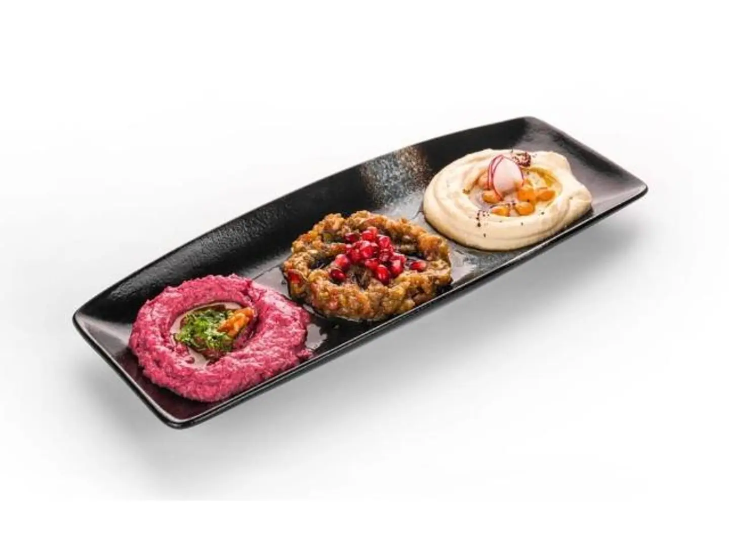 Mixed Hummus And Mtabbal
