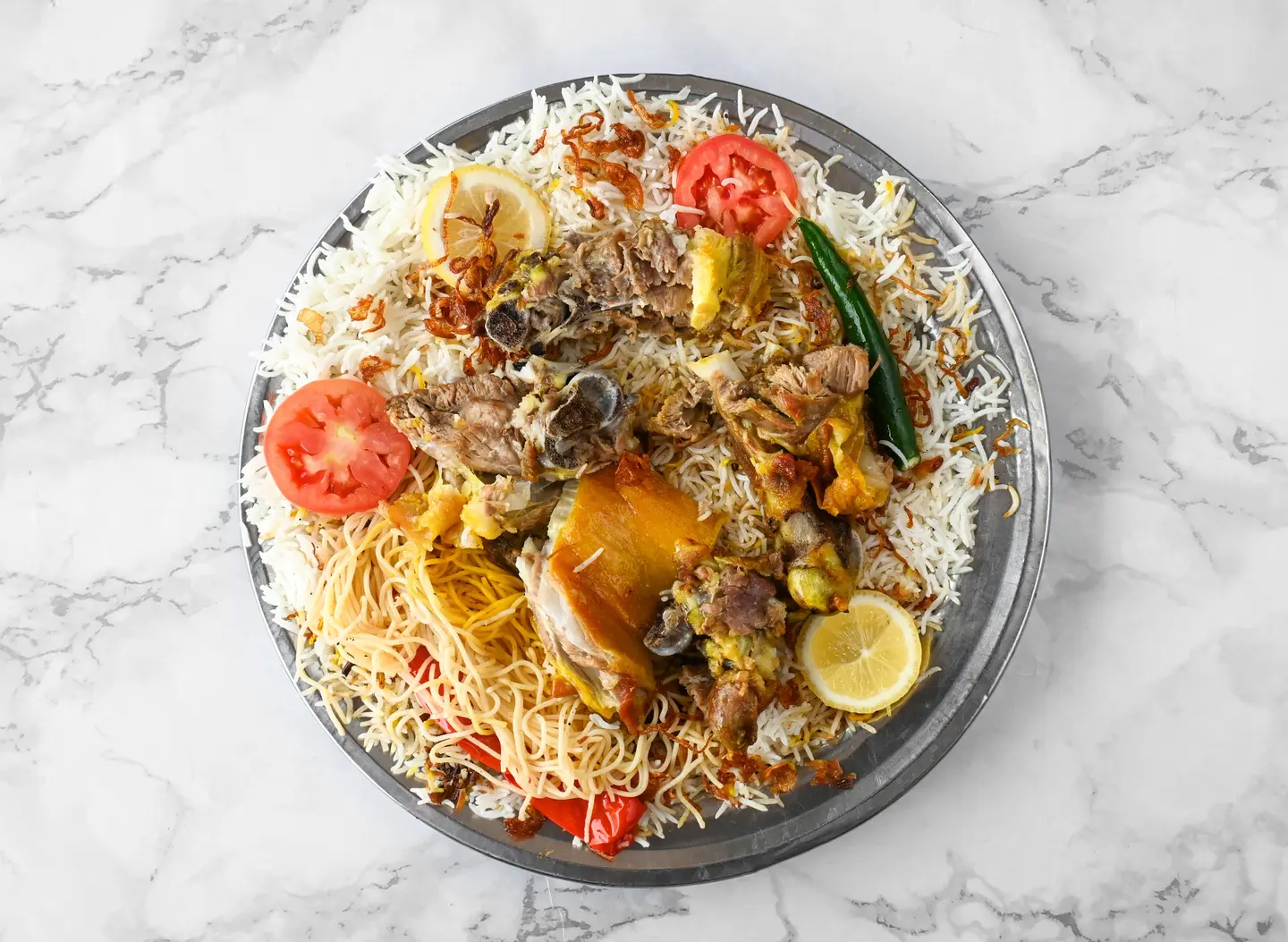 Half A Tais With Pishawari Rice