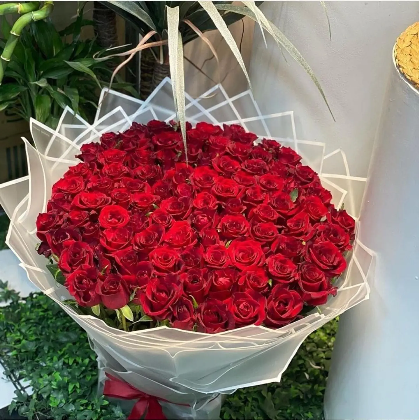 باقة الحب ١٠٠ ورده