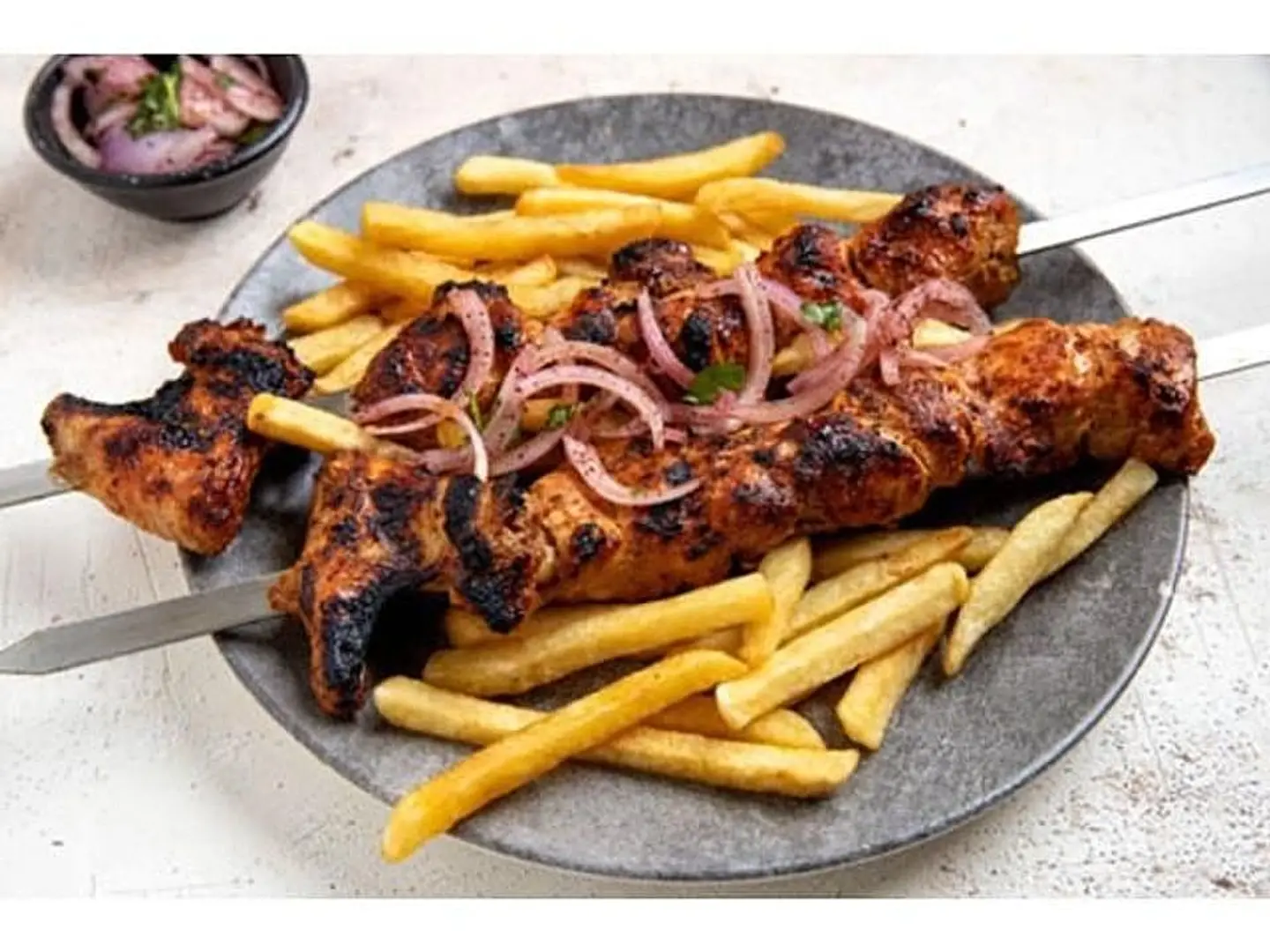 Bone In Chicken Cubes Plate