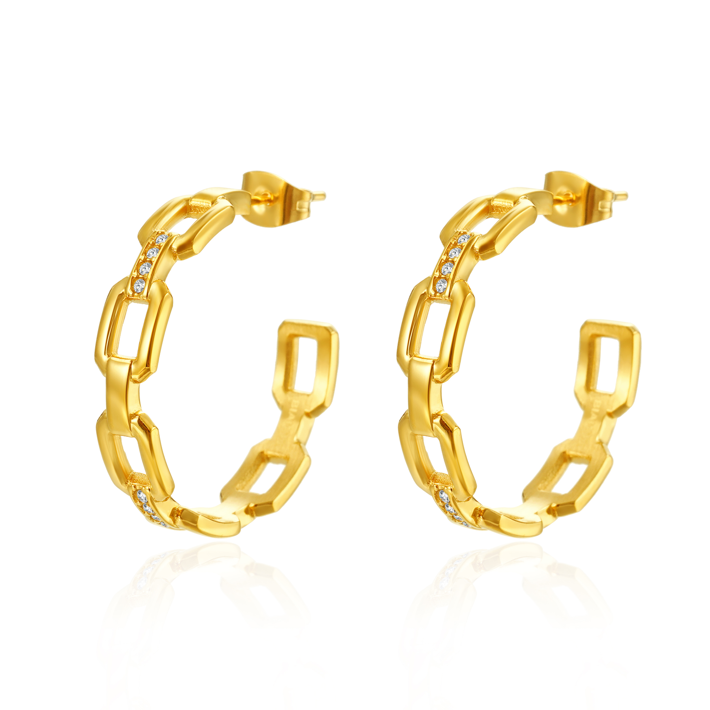 Diva Earrings.Gold