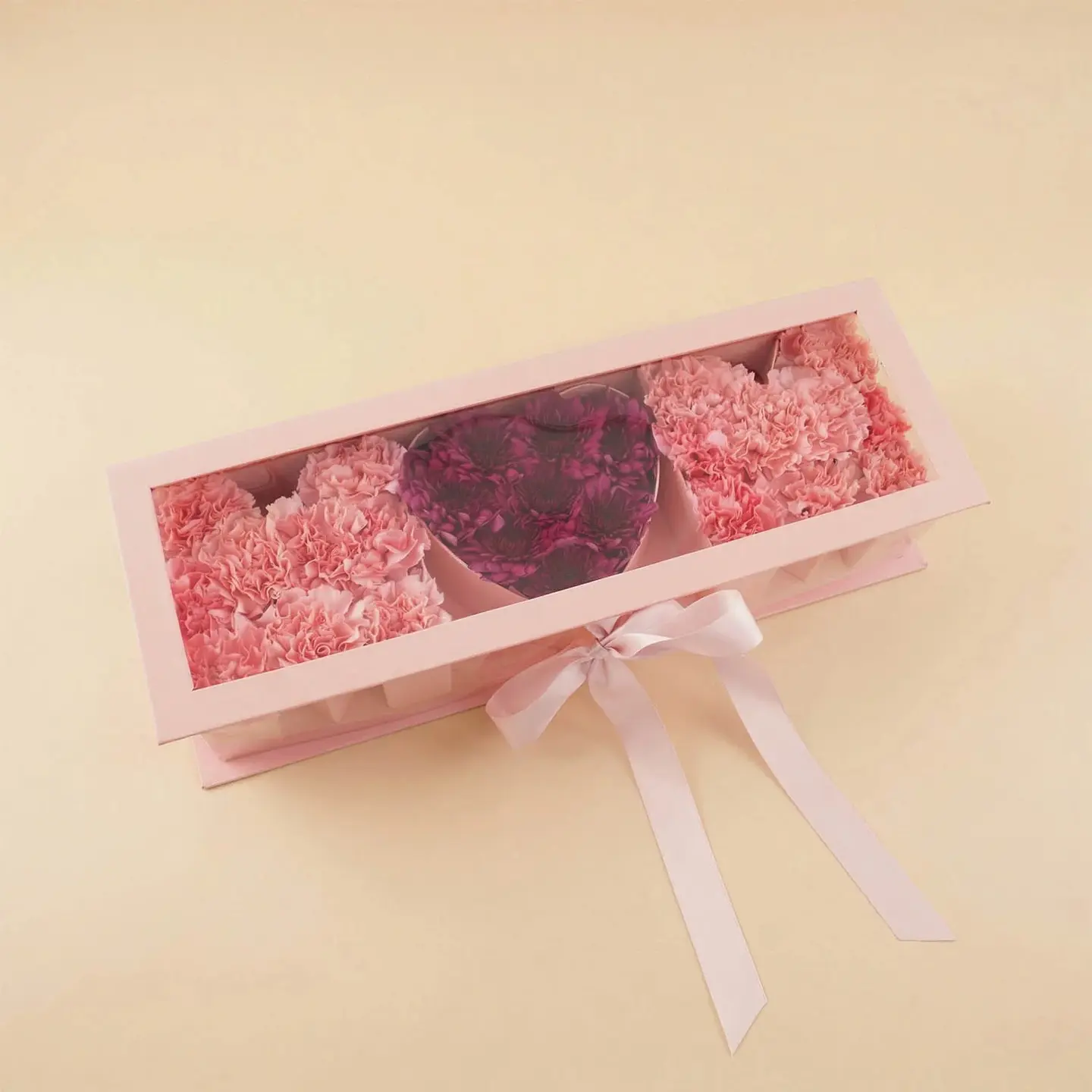 Mommy's Box Daisy And Carnation Heart