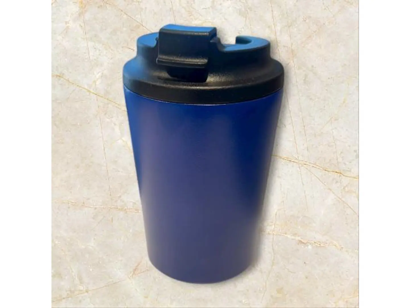 كوب خافظ للحرارة سعة 8اونص ازرق