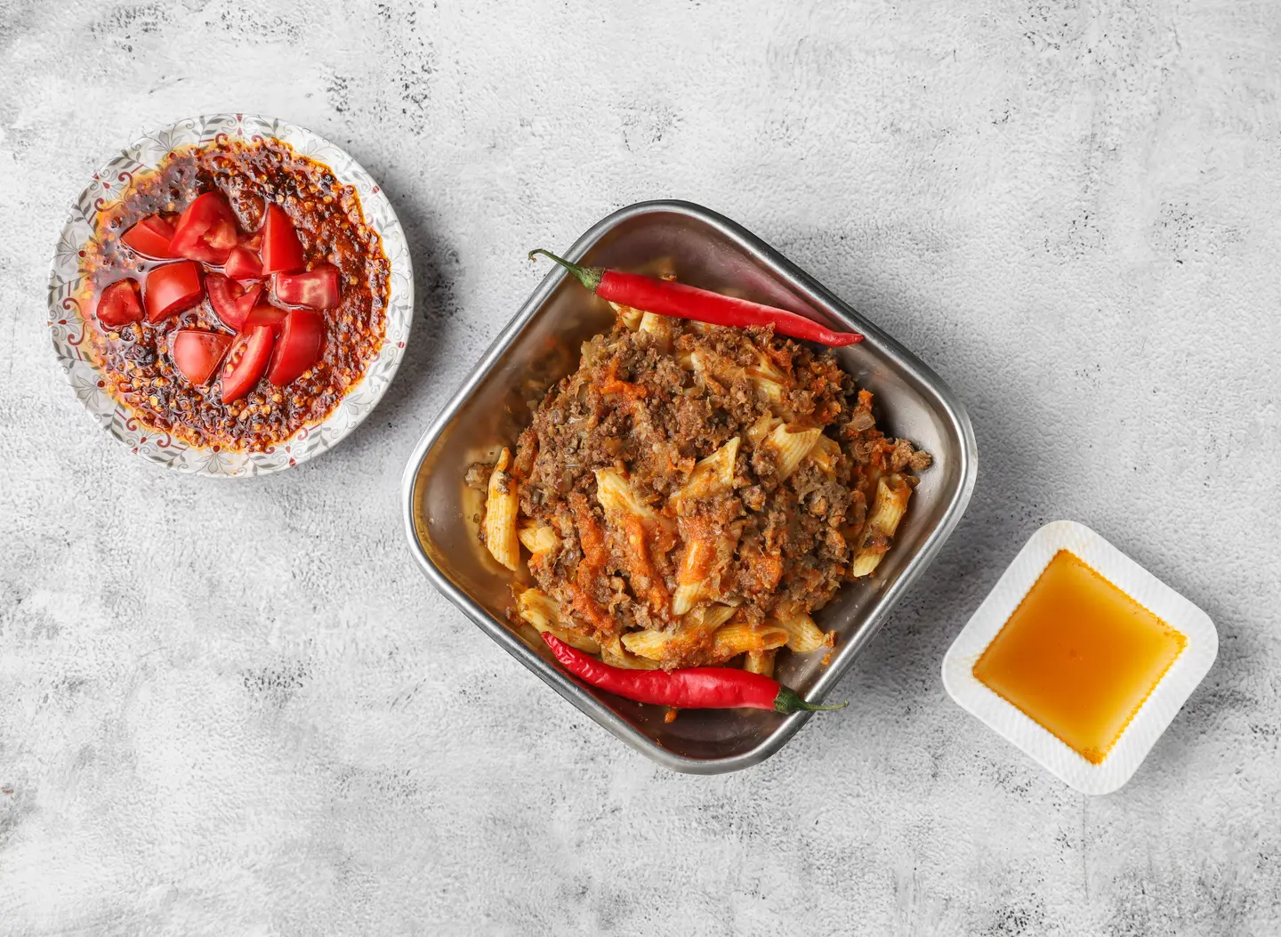 طاجن مكرونه باللحمه