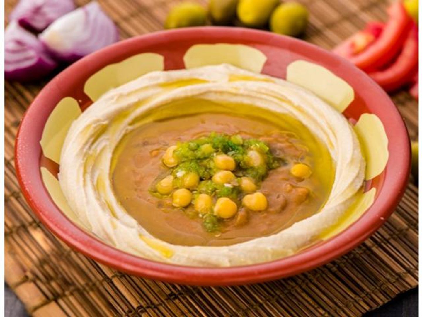 صحن فول بالحمص