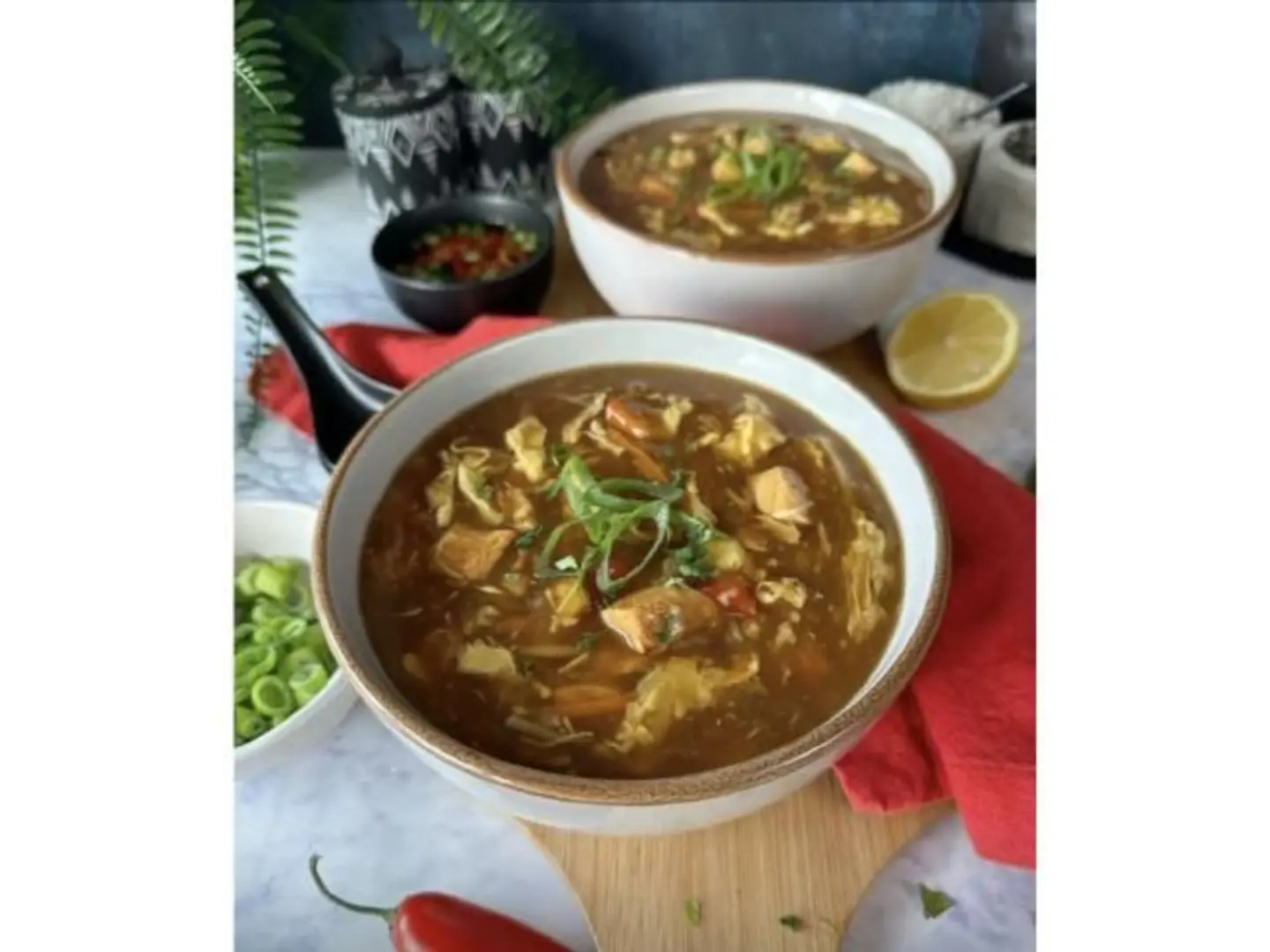 Hot And Sour Chicken Soup
