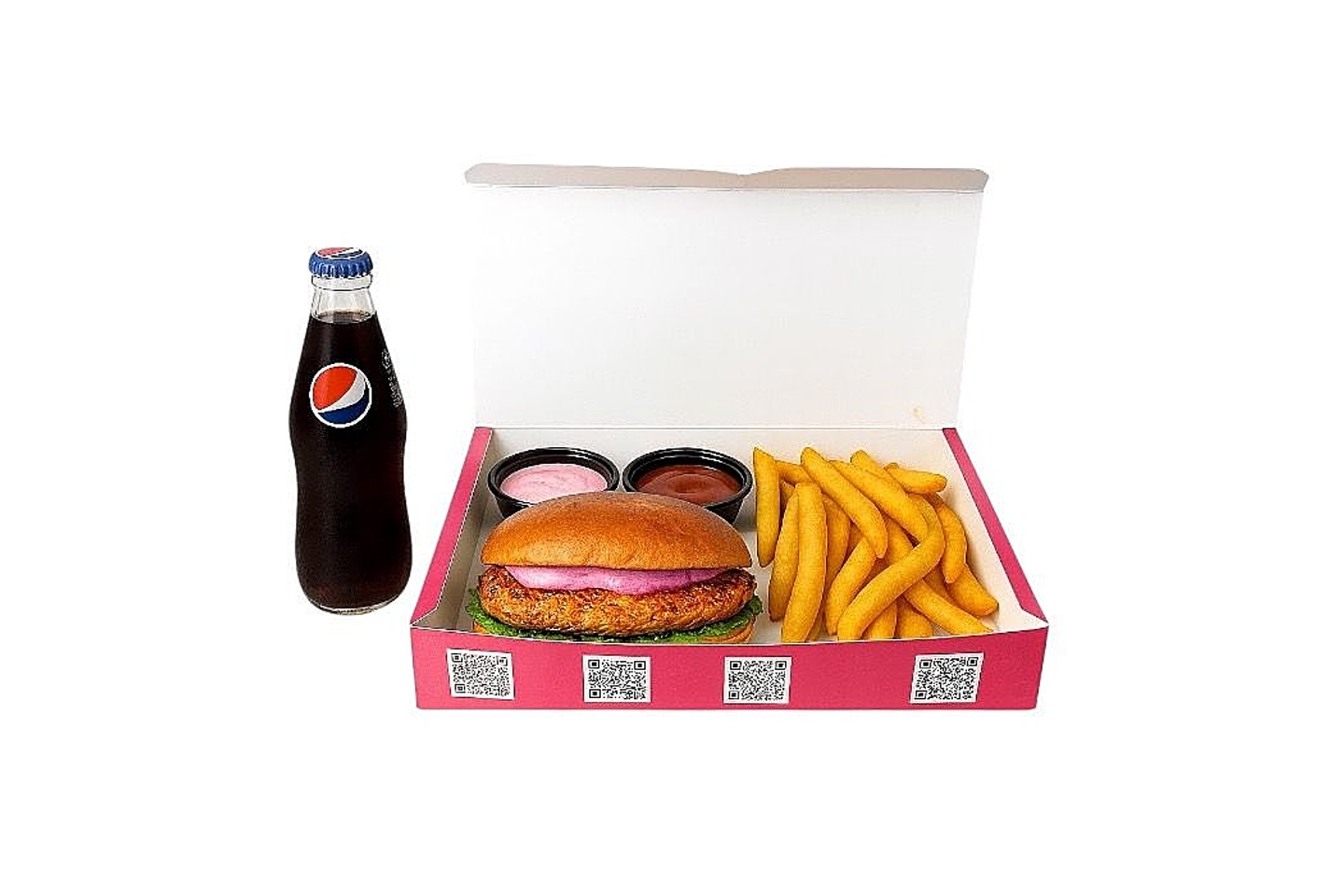Grilled Chicken Burger Meal