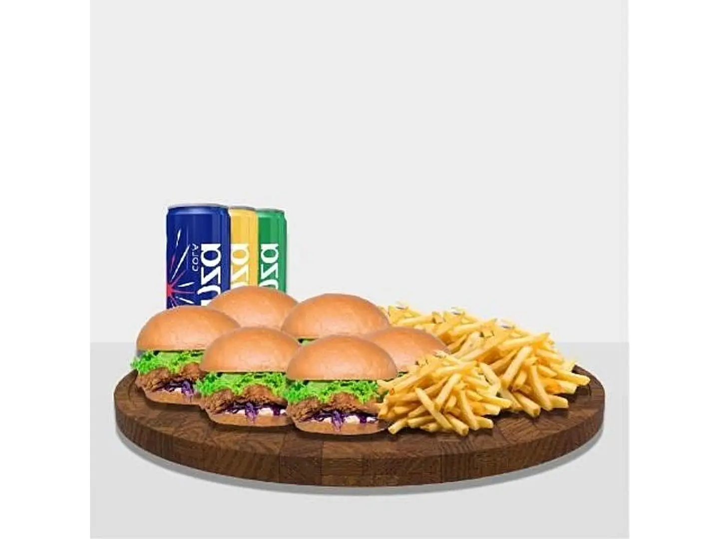 6 Piece Classic Burger Box