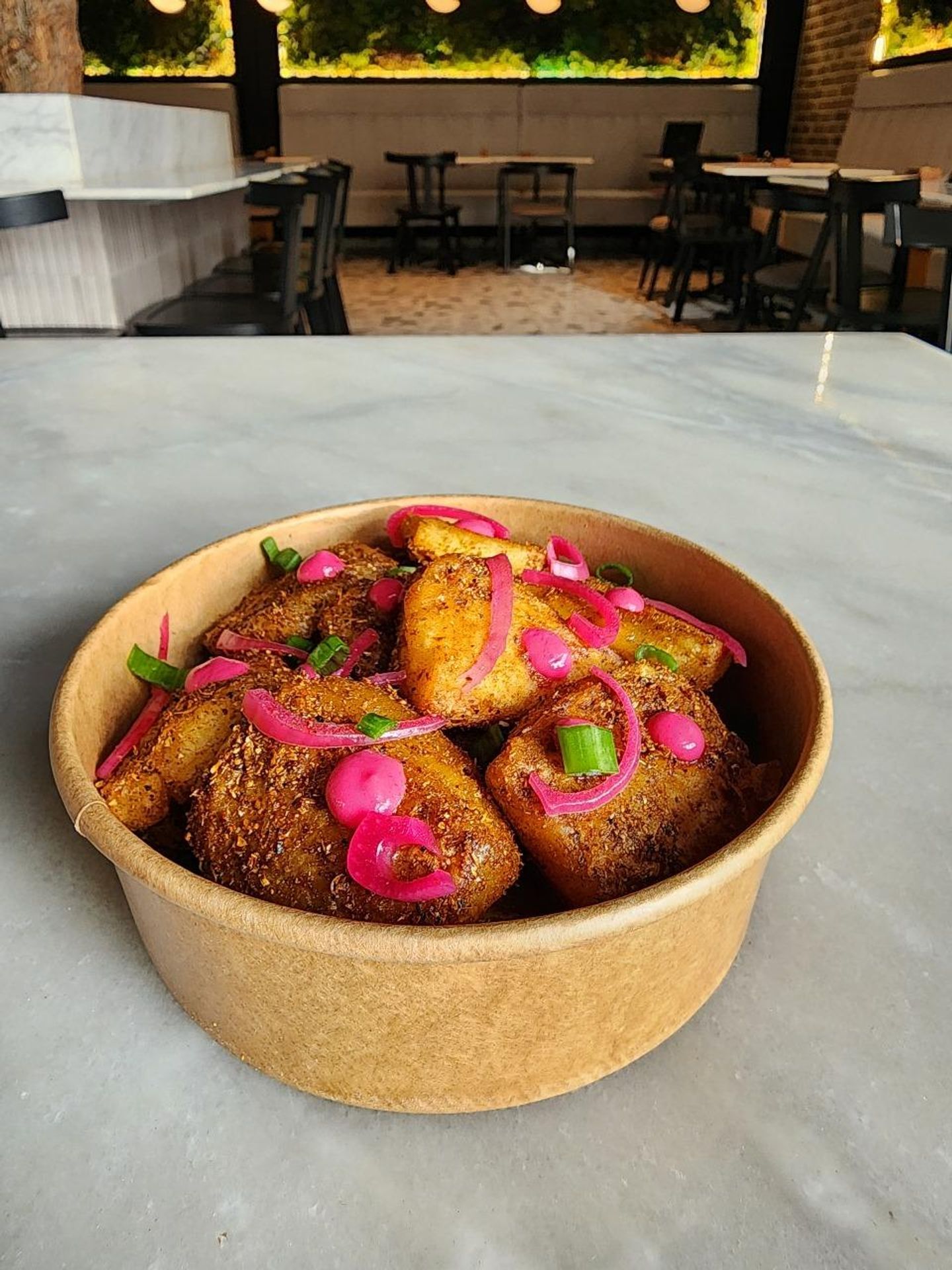 Gun Powder Potatoes Sindhi Tuk
