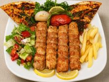 دجاج كباب اربع اسياخ