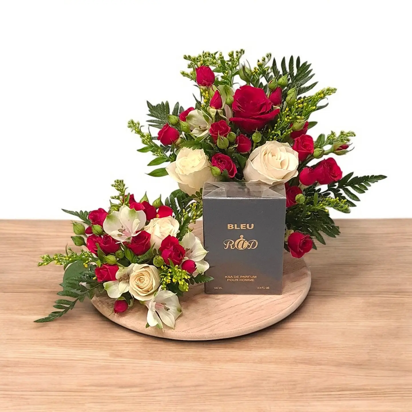 حب عطر بلو راد مع ورد