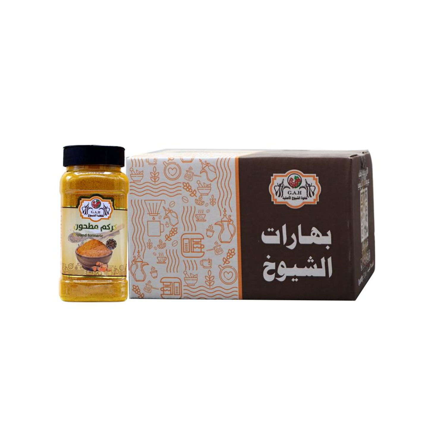 كرتون كركم مطحون 12*250 جرام