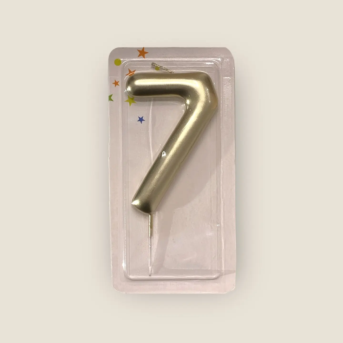 شمعة ذهبية رقم 7
