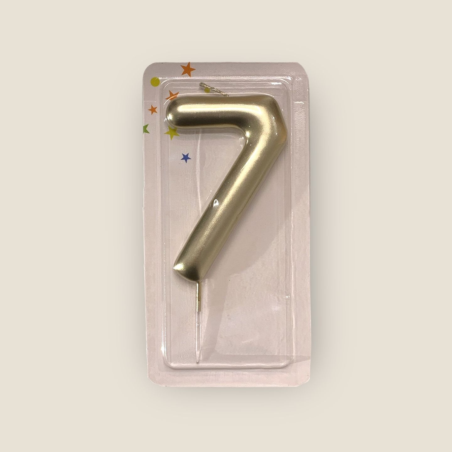 شمعة ذهبية رقم 7