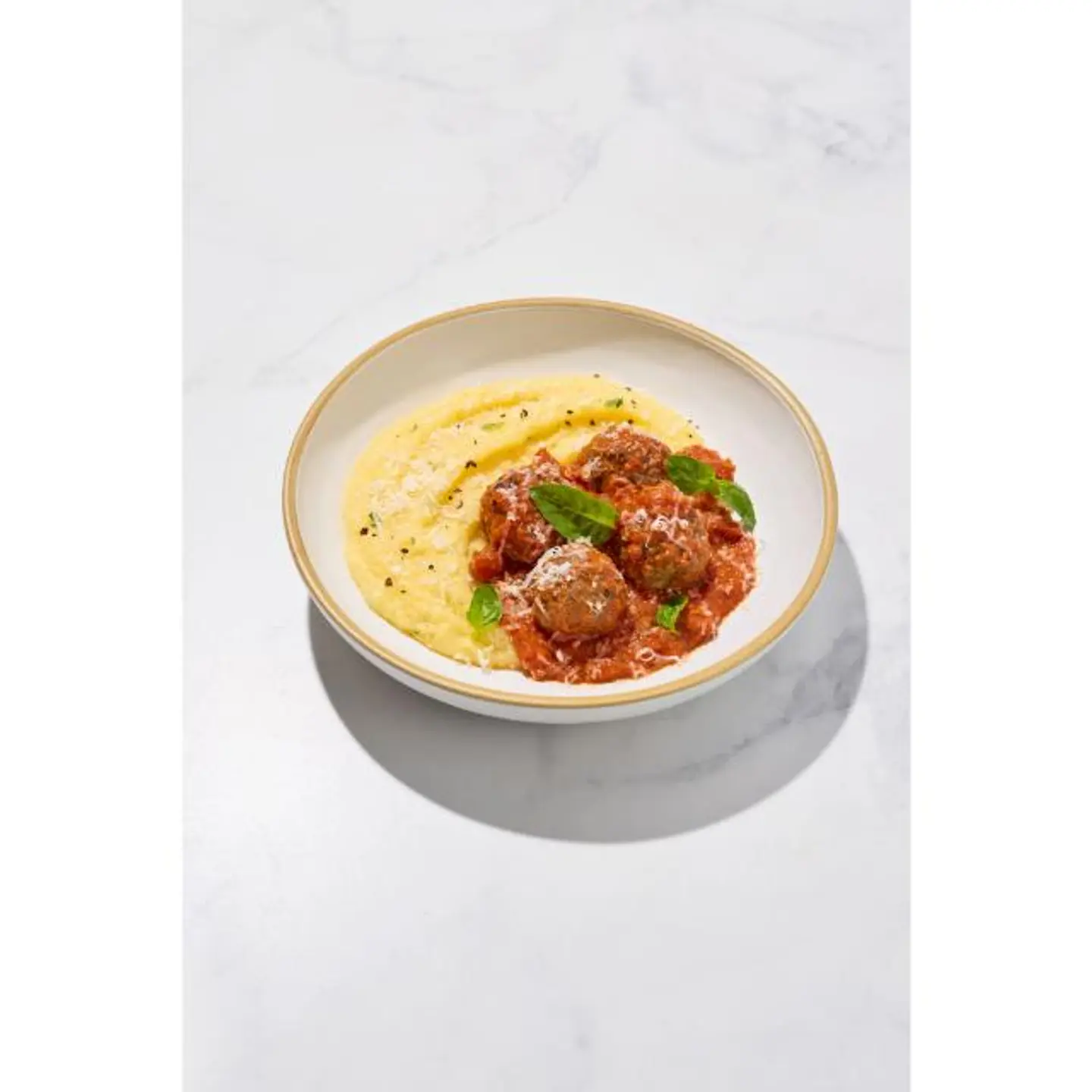 Polenta And Beef Meatballs