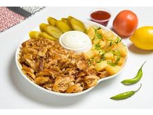 صحن شاورما دجاج