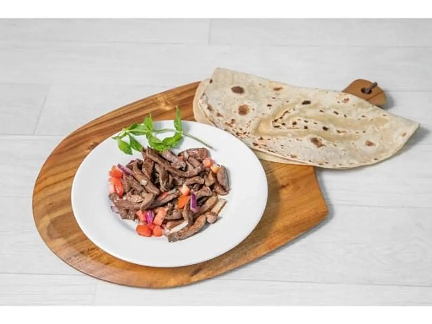 Liver Tortilla Plate