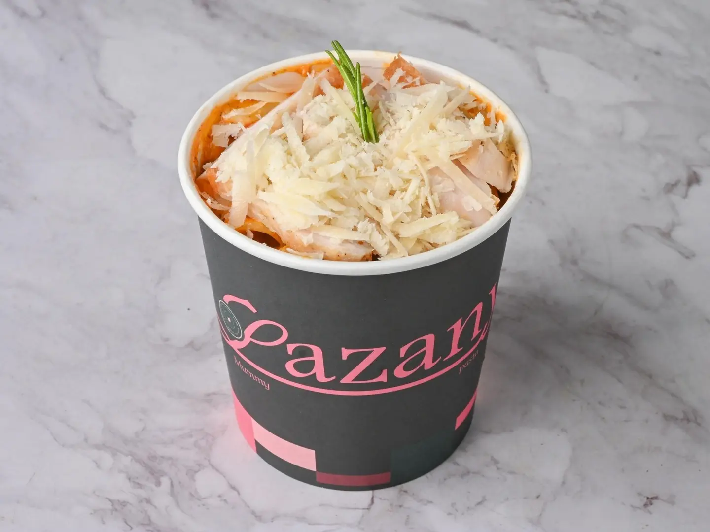 Pink Pasta With Chicken