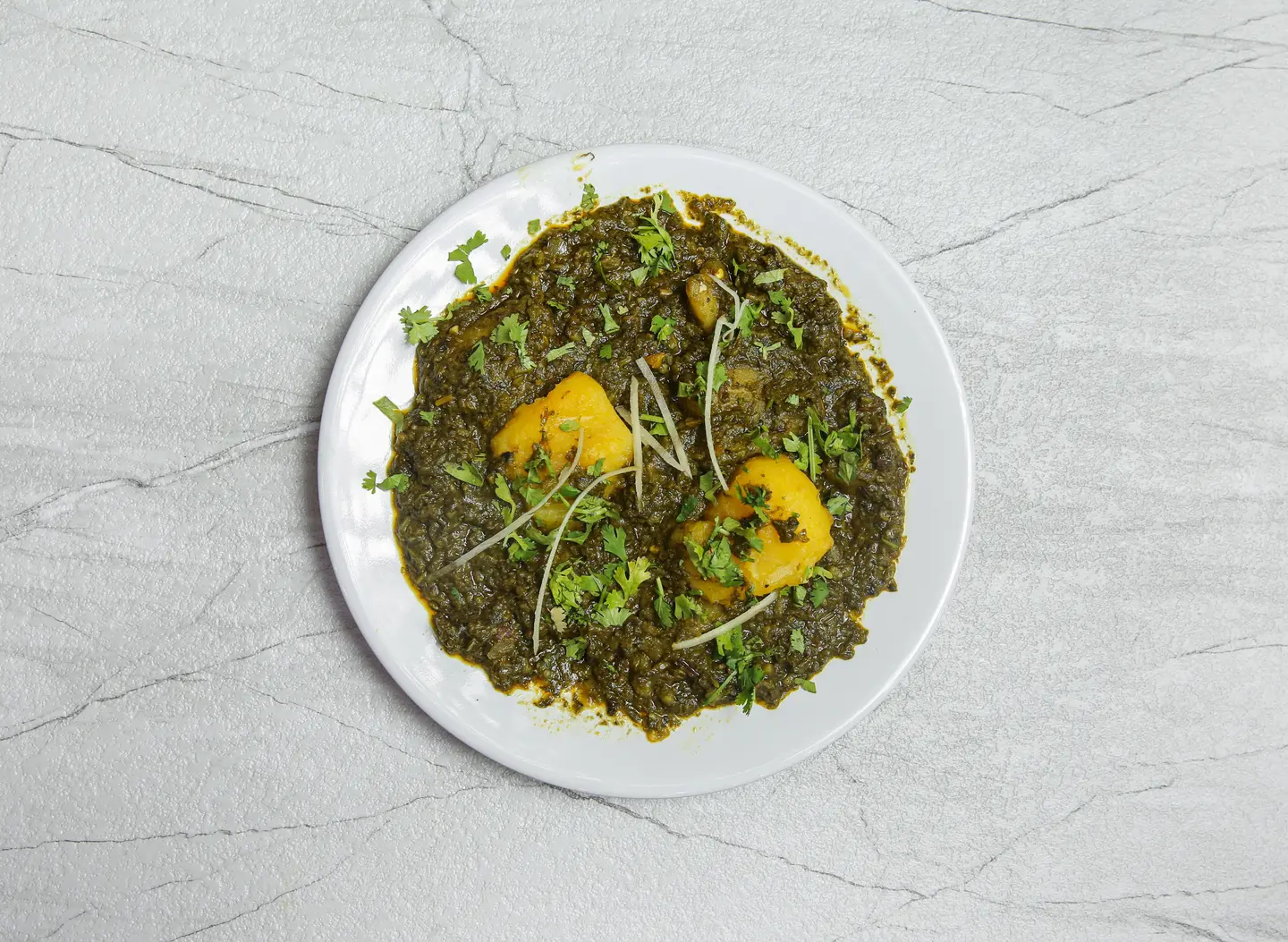 Potatoes With Spinach