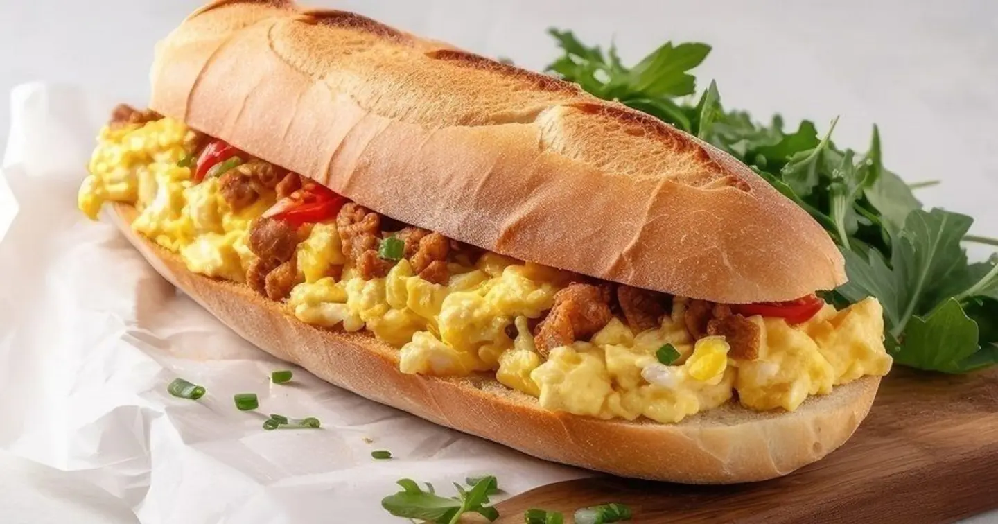 Shakshouka Samoli Sandwich