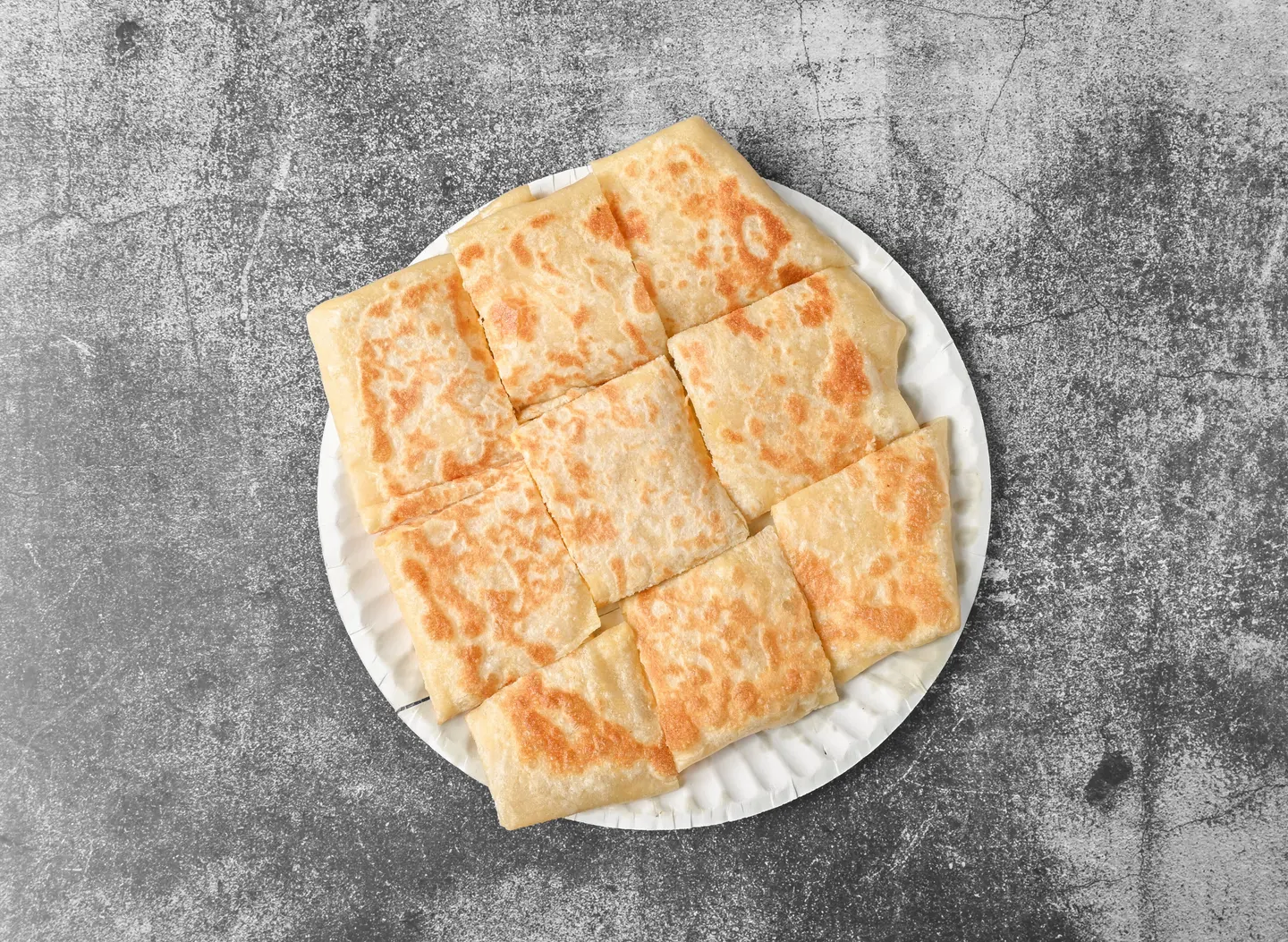Salty Cheese Mutabbak With Meat