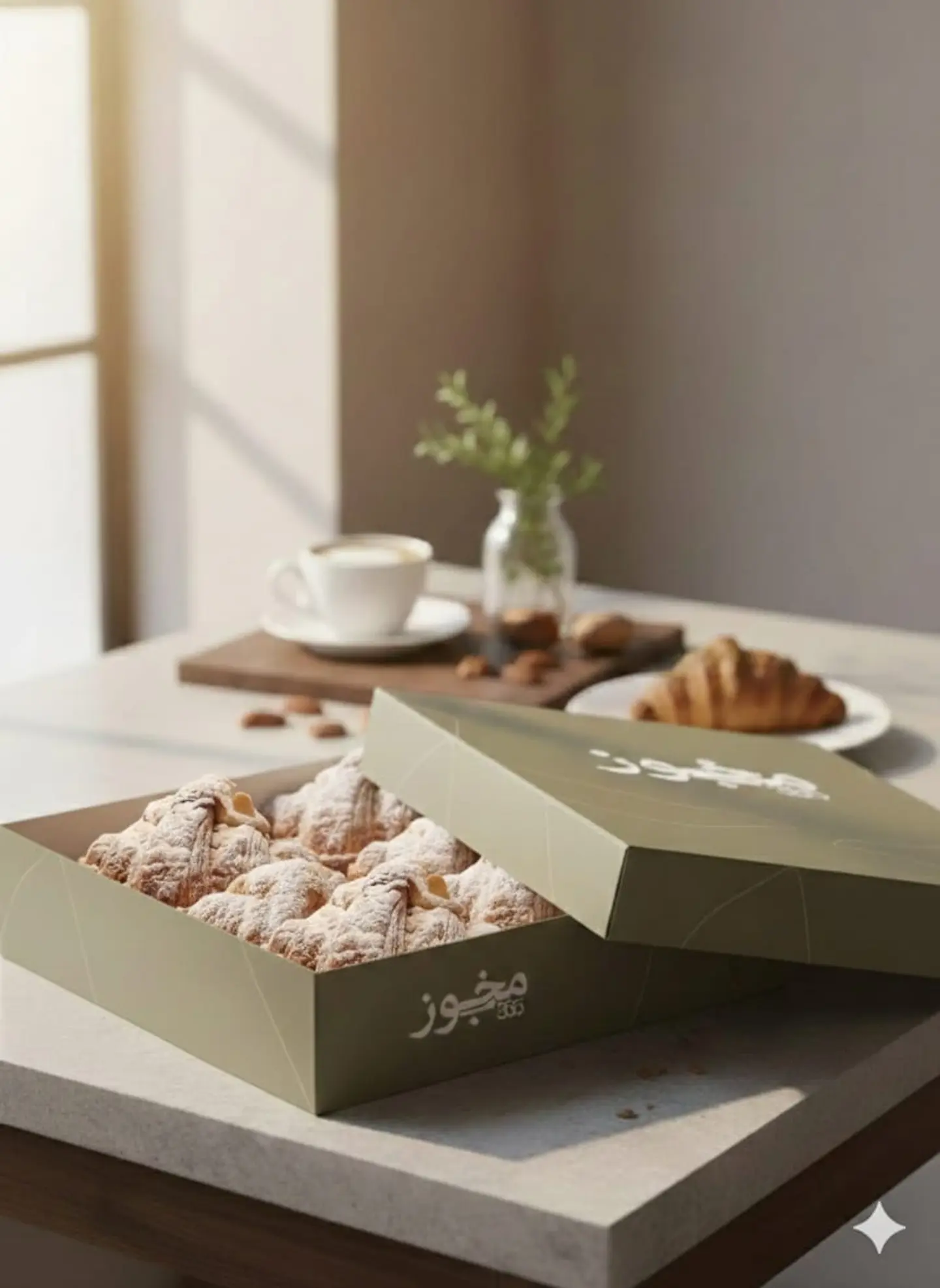 كرواسون مني الموند - 12 قطعة