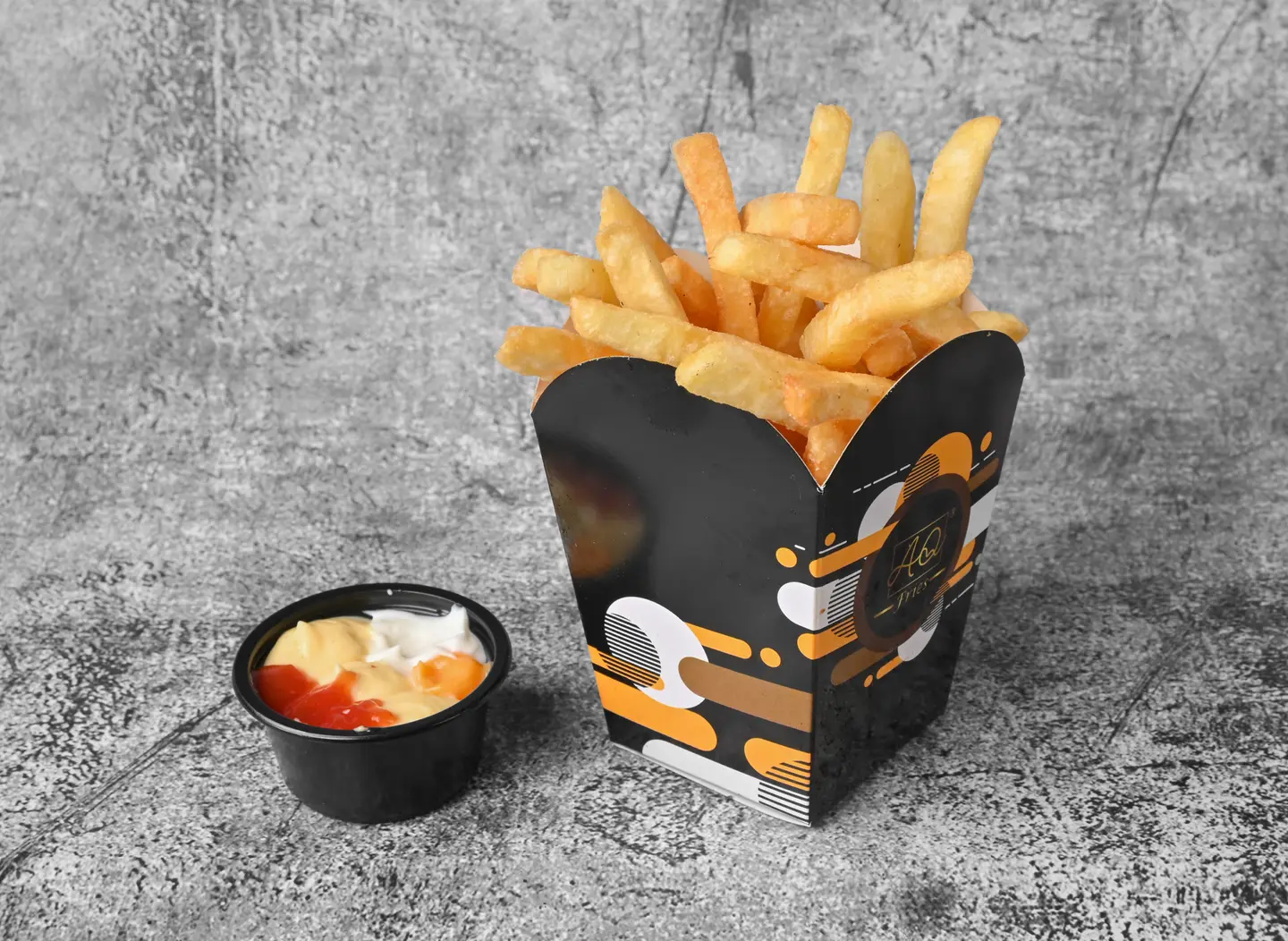 Fries With Mixed Sauce
