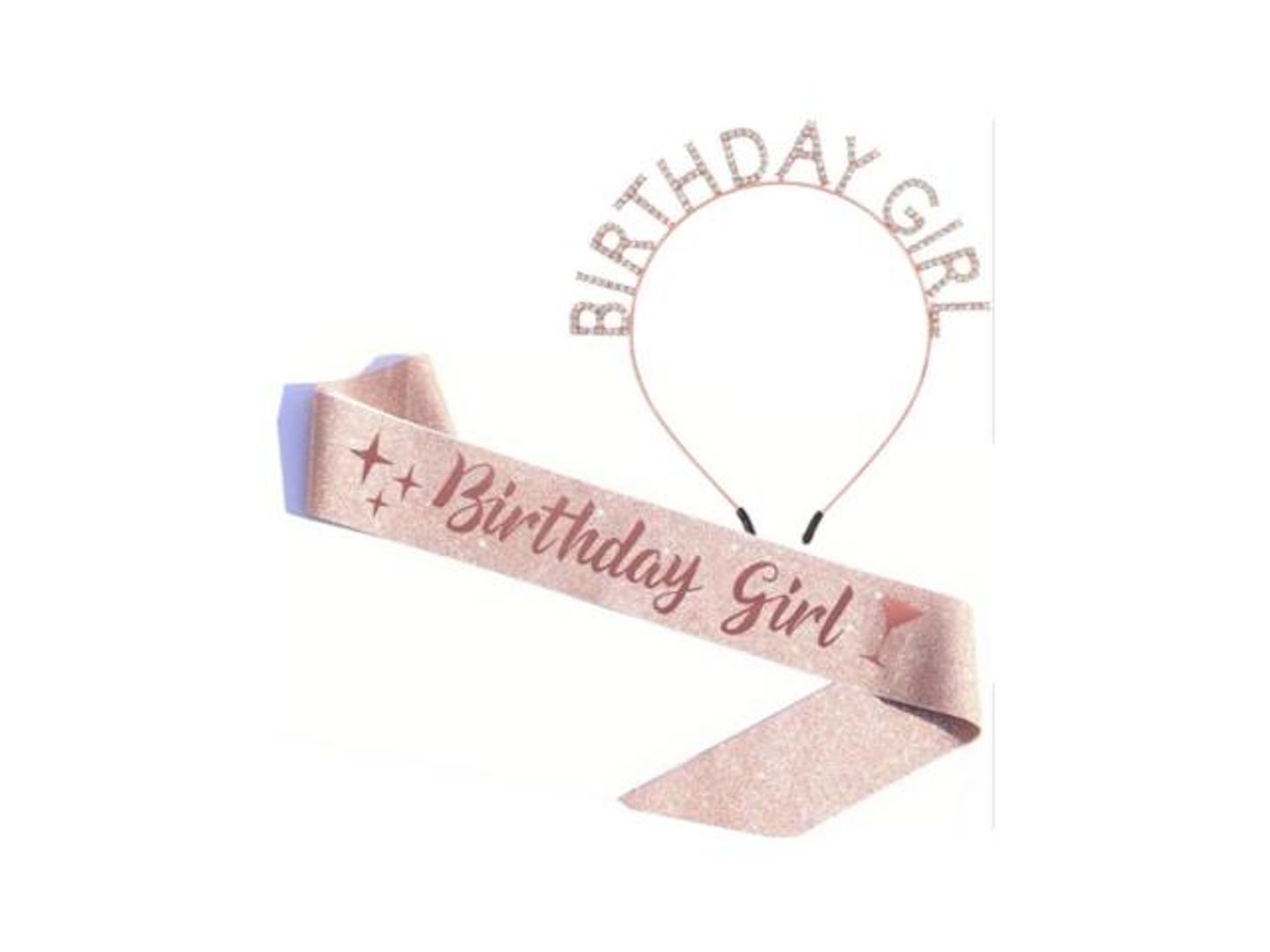 Birthday Girl Headband And Shawl