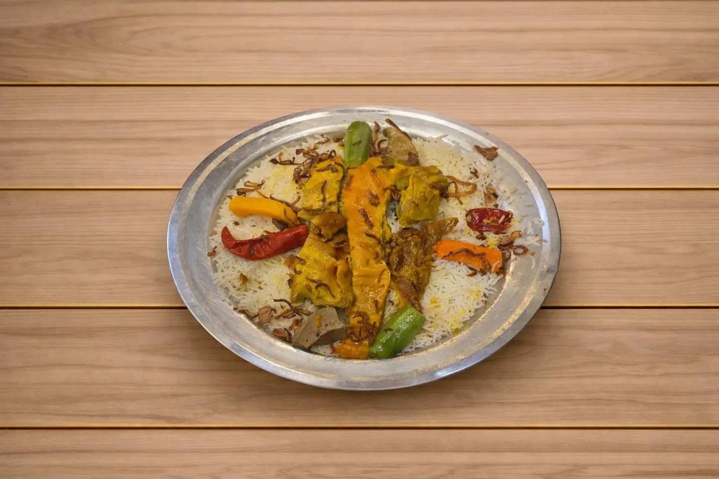 Person Of Mandi Meat With Rice