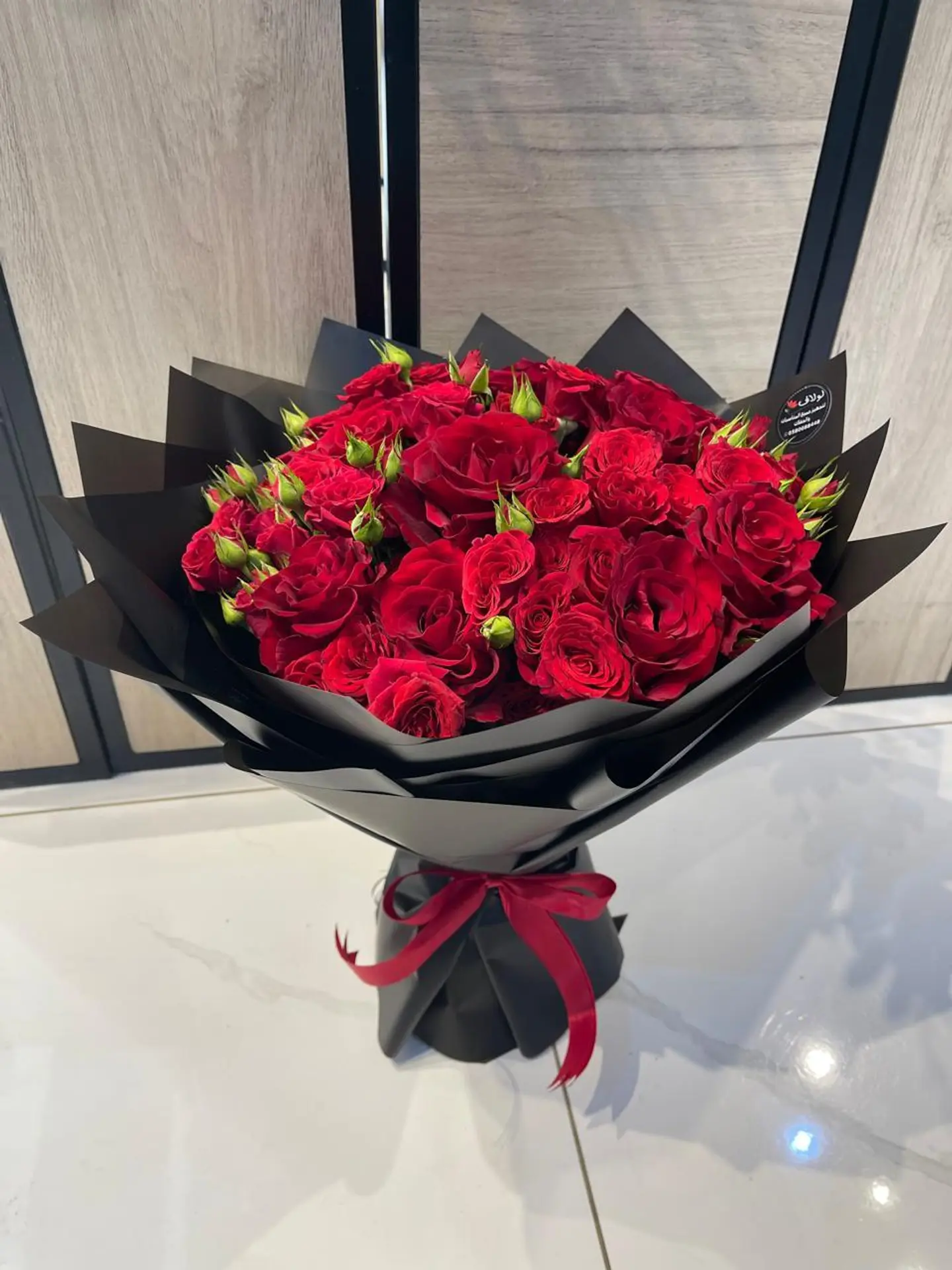 Natural Red Baby Rose With Red Gori 24