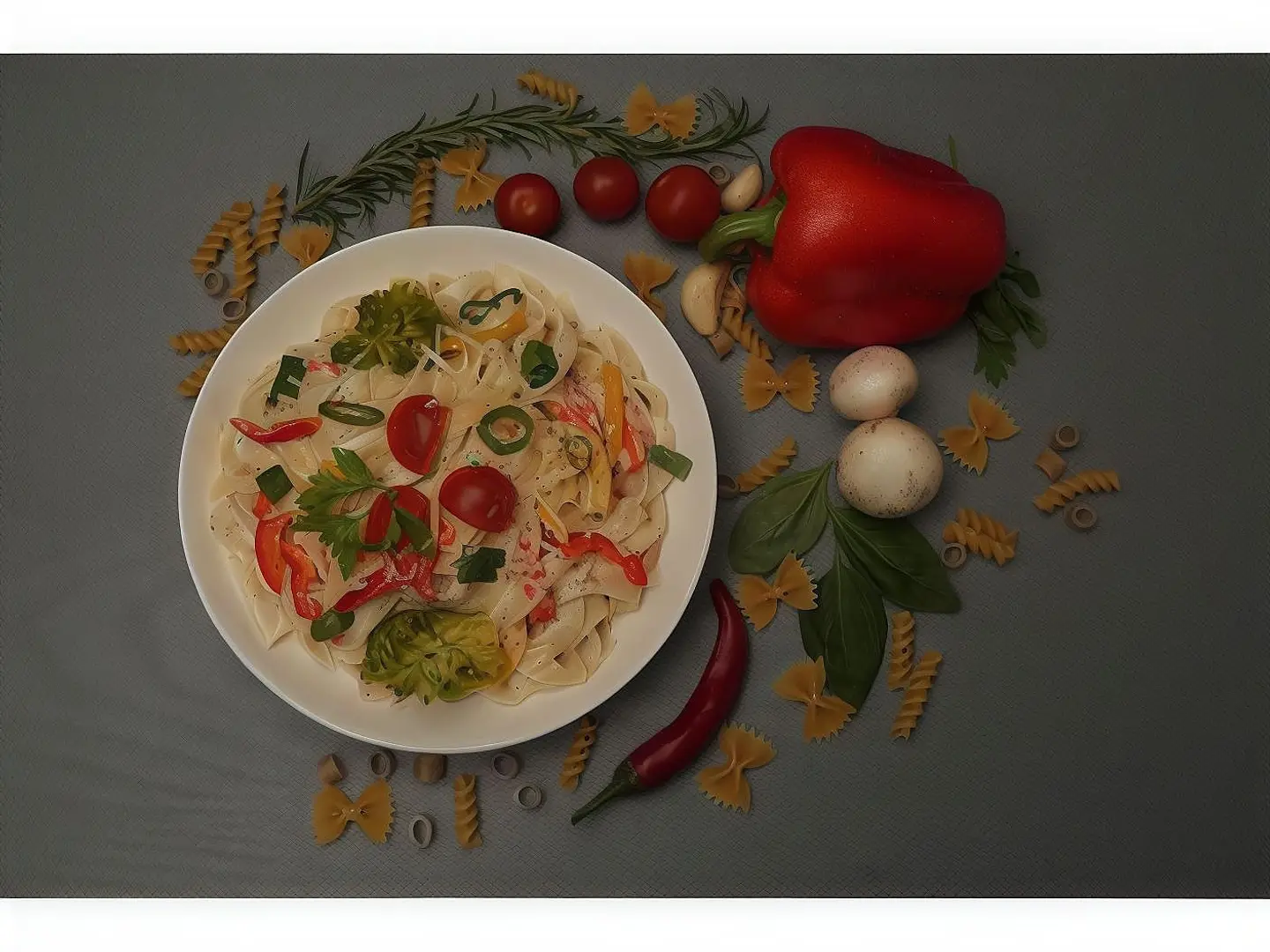Grilled Vegetable Pasta