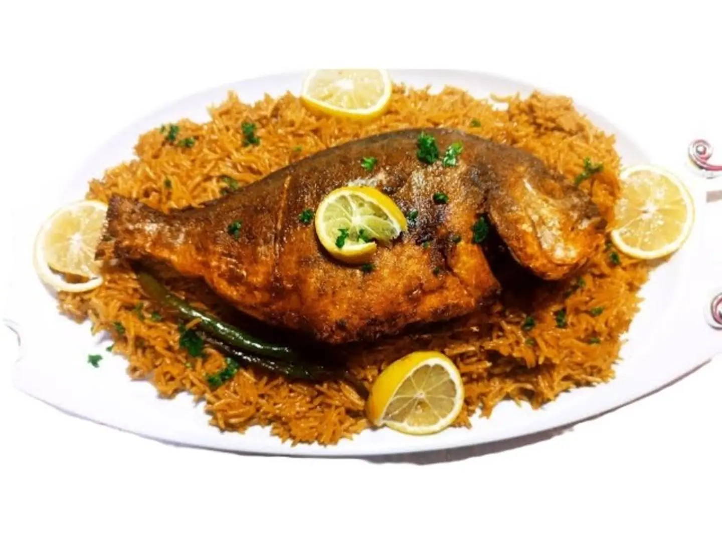 سمك تشيلي مع رز