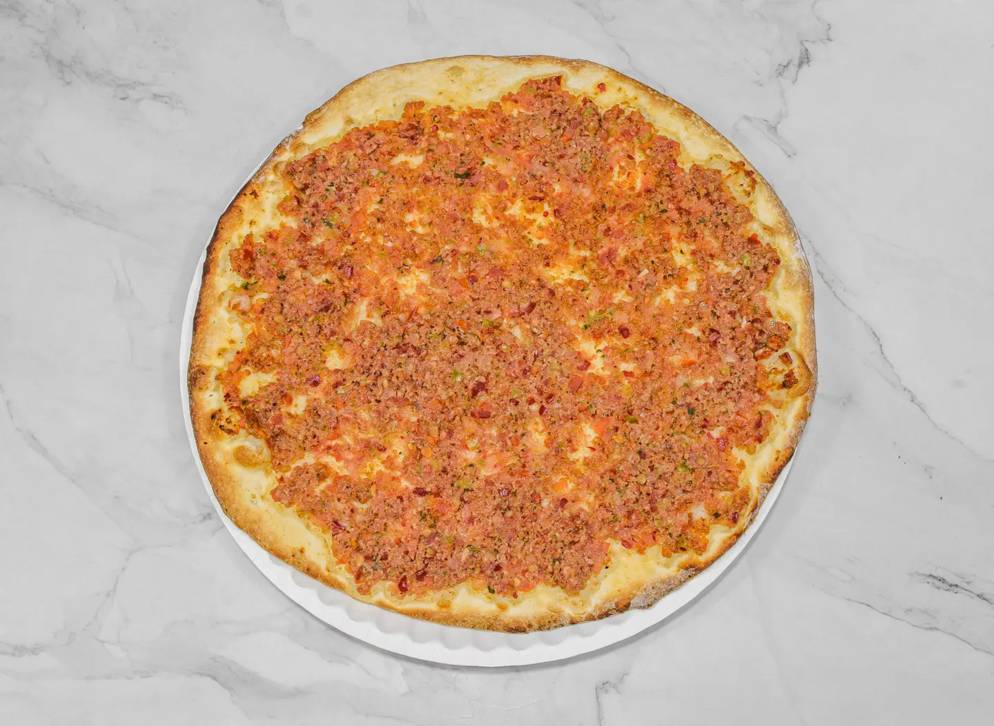 منقوشة لحم بالعجين